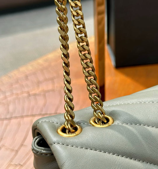 Pronta Entrega – SAINT LAURENT BAG LIGHT GREY