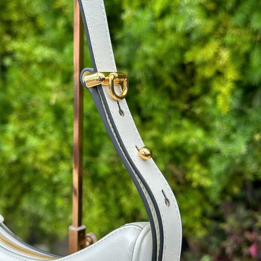 Pronta Entrega – PRONTA-ENTREGA – PRADA MOON BAG WHITE LEATHER