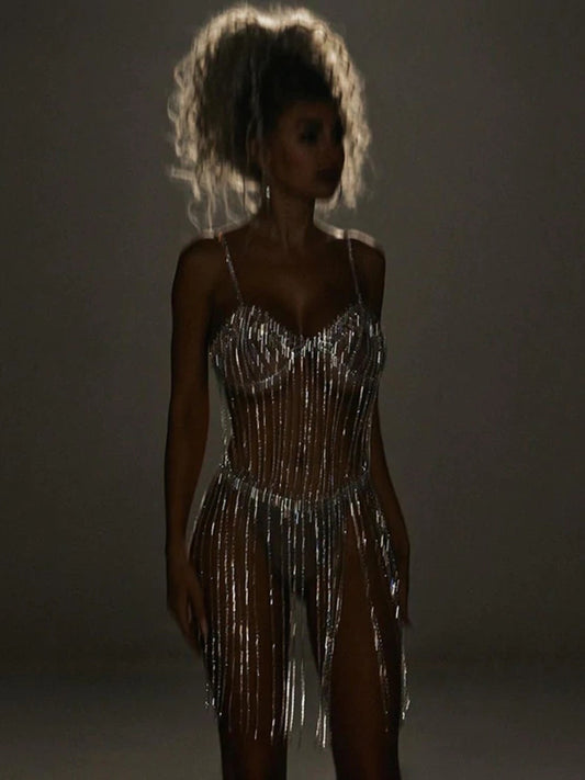 Pronta Entrega – Vestido Strass Gabriella