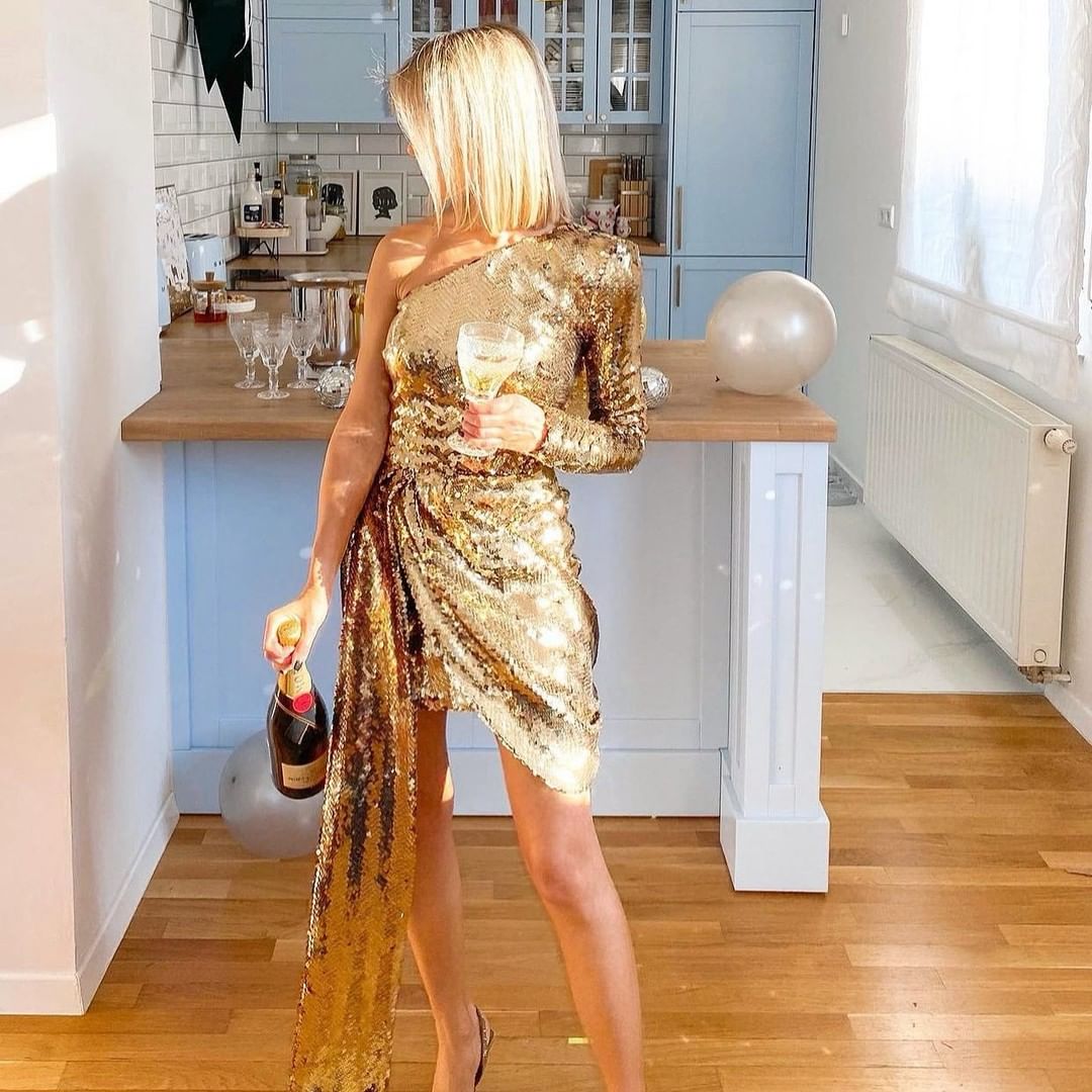 Pronta Entrega – Vestido Gabriela Dourado