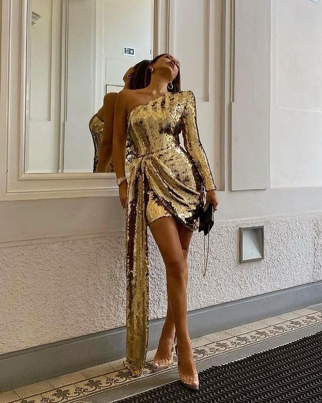 Pronta Entrega – Vestido Gabriela Dourado