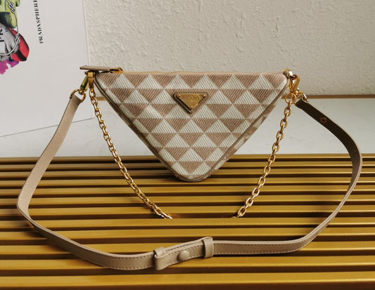Pronta Entrega – Bolsa Prada Mini em Jacquard Bordado