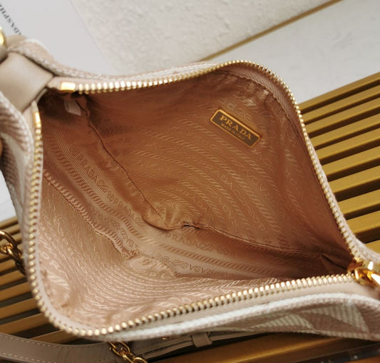 Pronta Entrega – Bolsa Prada Mini em Jacquard Bordado
