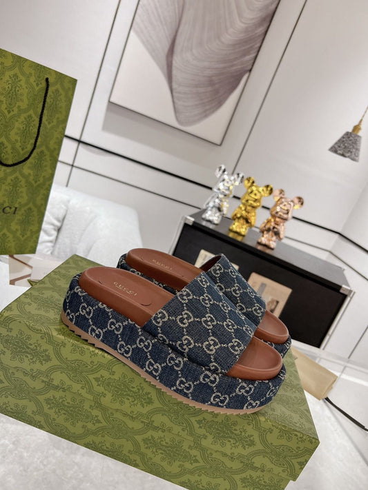 Pronta Entrega – Slide Gucci Platform Sandal