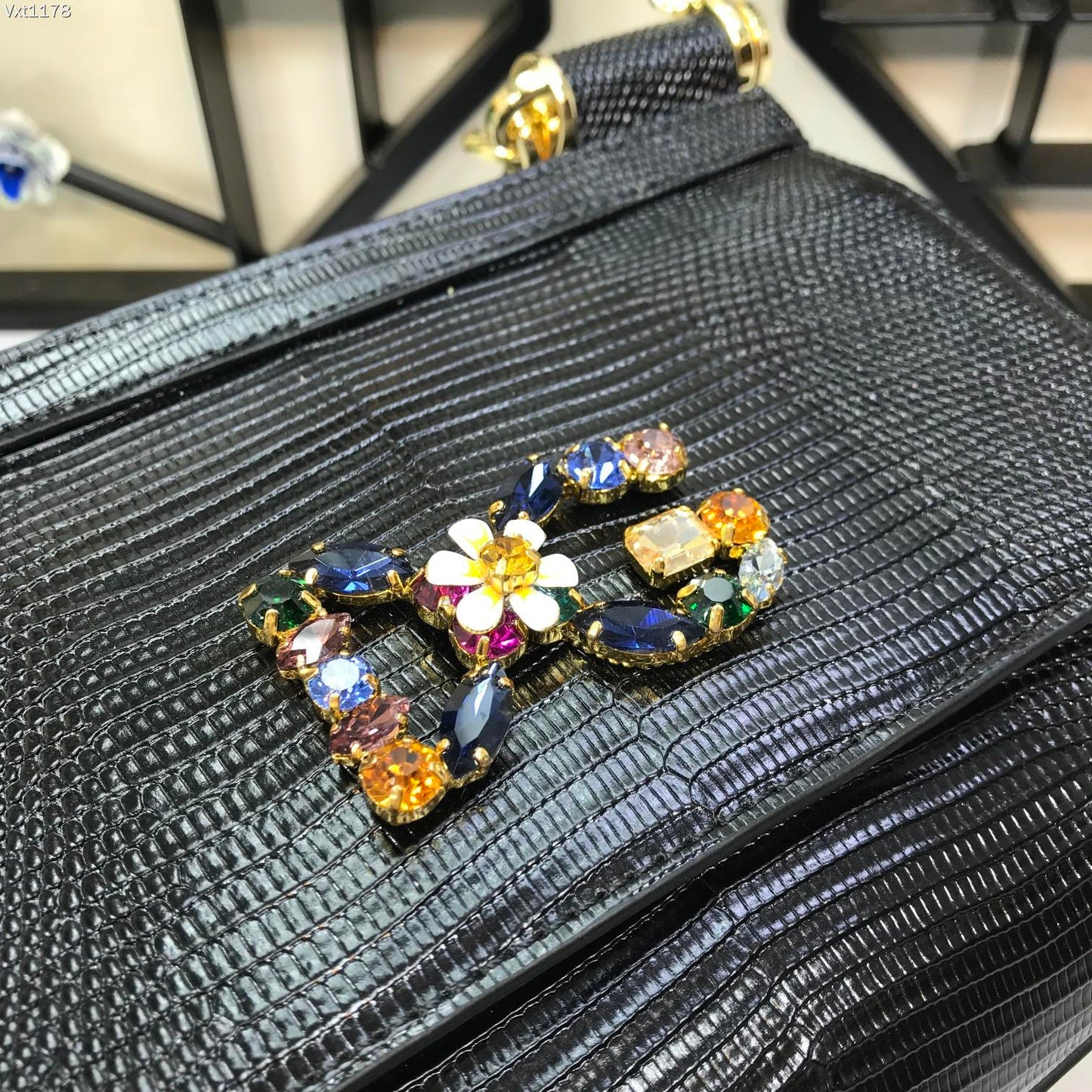 Pronta Entrega – Bolsa Modelo Dolce & Gabanna Sicília Couro Iguana