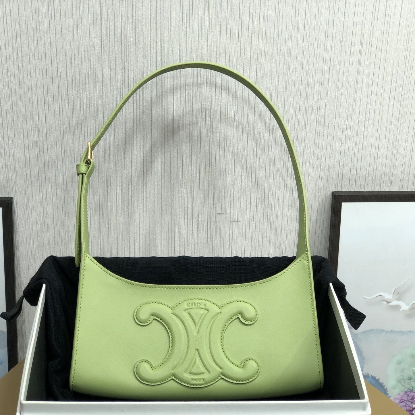 Pronta Entrega – Bolsa Modelo Celine Smooth Triomphe Ciur