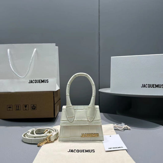 Pronta Entrega – Bolsa Modelo Jacquemus Le Chiquito Couro Croco