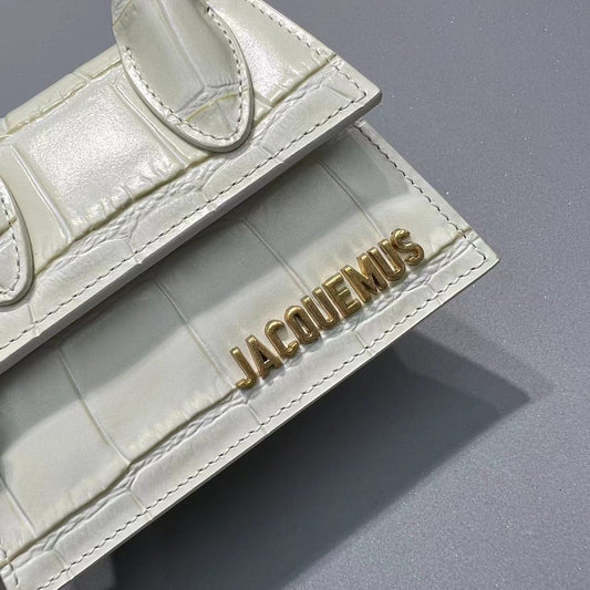 Pronta Entrega – Bolsa Modelo Jacquemus Le Chiquito Couro Croco