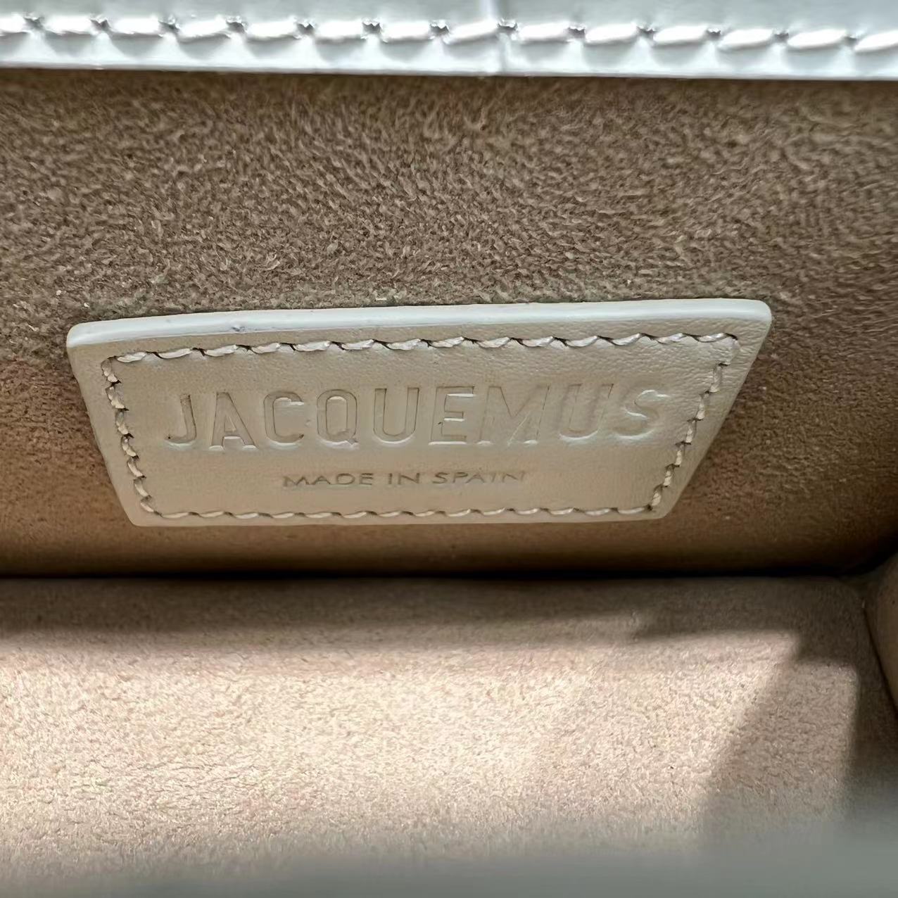 Pronta Entrega – Bolsa Modelo Jacquemus Le Chiquito Couro Croco