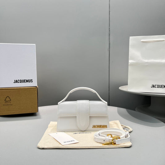 Pronta Entrega – Bolsa Modelo Jacquemus Tote Le Bambino de Couro