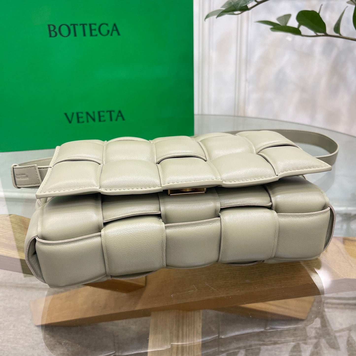 Pronta Entrega – Bolsa Modelo Bottega Cassete Transversal