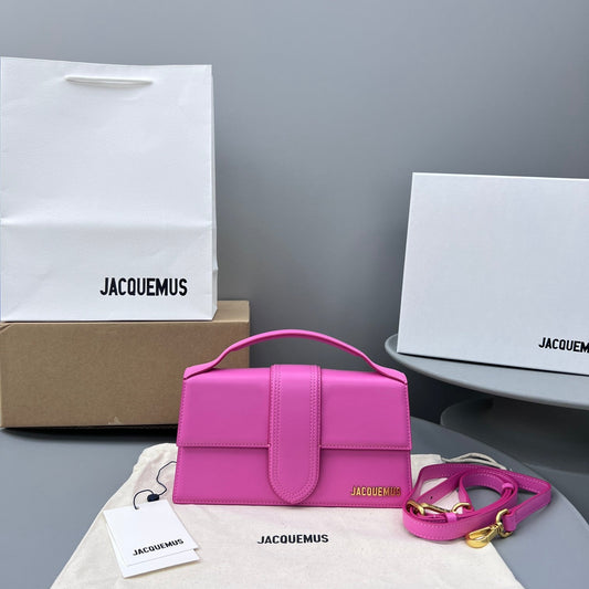 Pronta Entrega – Bolsa Modelo Jacquemus Tote Le Grand Bambino de Couro