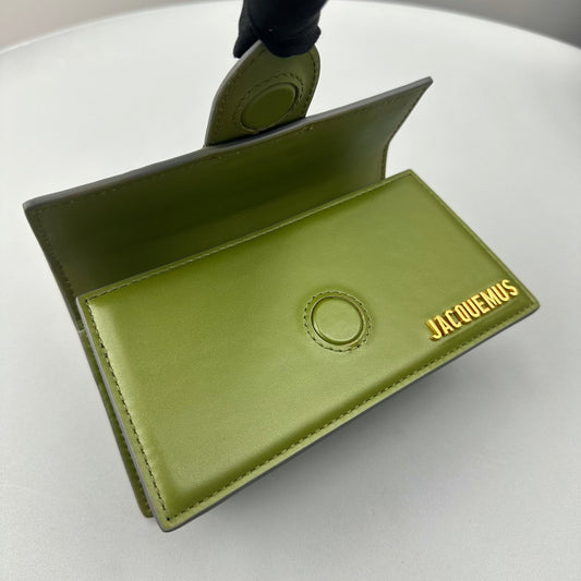 Pronta Entrega – Bolsa Modelo Jacquemus Tote Le Bambino de Couro