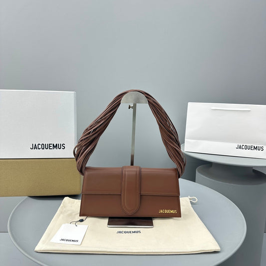 Pronta Entrega – Bolsa Modelo Jacquemus Le Bambino Long Ficiu