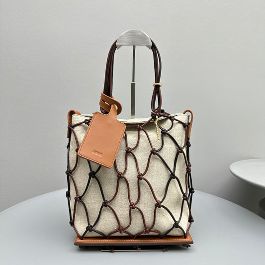 Pronta Entrega – Bolsa Modelo Jacquemus Le Petit Filet Pralu