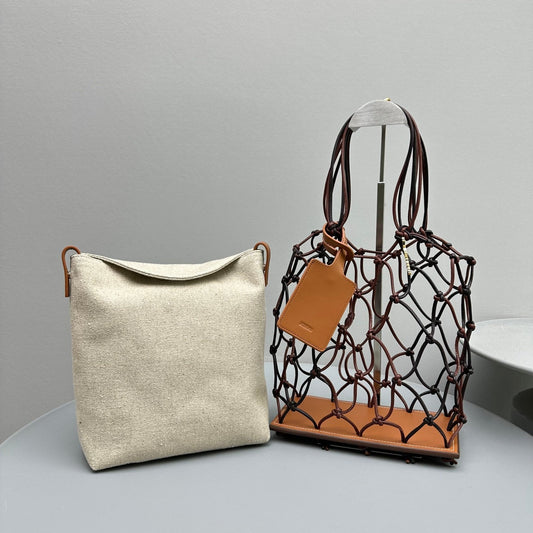 Pronta Entrega – Bolsa Modelo Jacquemus Le Petit Filet Pralu