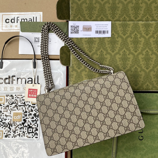 Pronta Entrega – Bolsa Modelo Gucci Dionysus GG Supreme Pequena