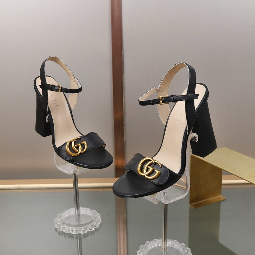 Pronta Entrega – Sandália Gucci com Duplo G