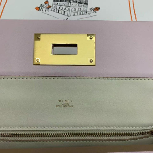 Pronta Entrega – PRONTA-ENTREGA – Bolsa Modelo  Hermès Mini 24/24 Mauve