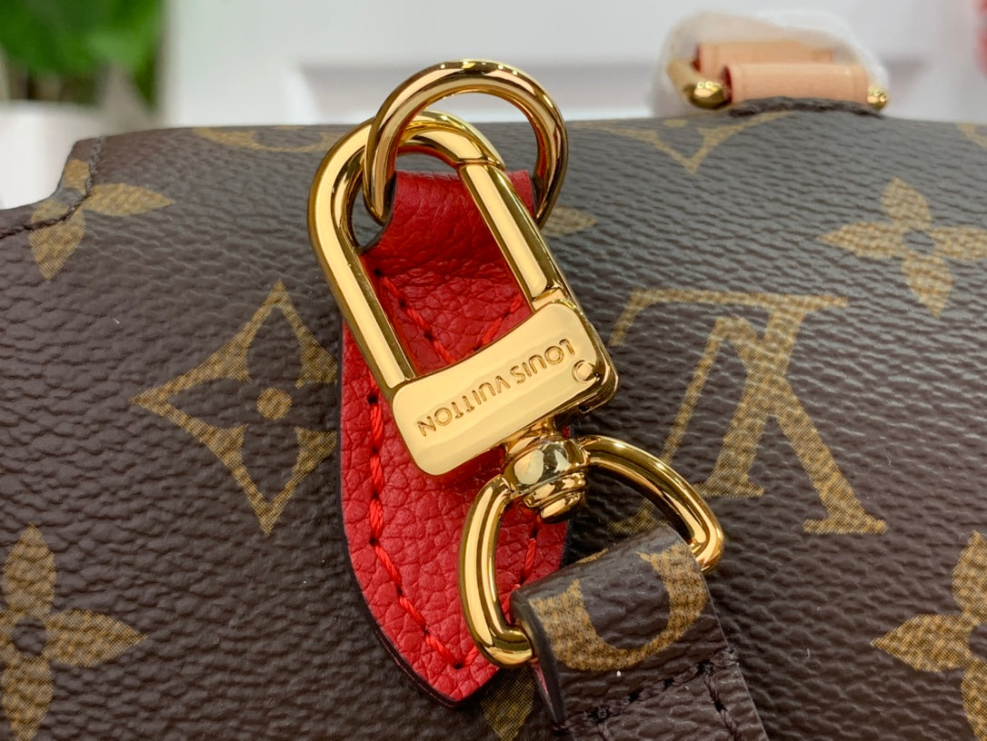 Pronta Entrega – Bolsa Modelo Louis Vuitton Marignan Vermelha Italiana