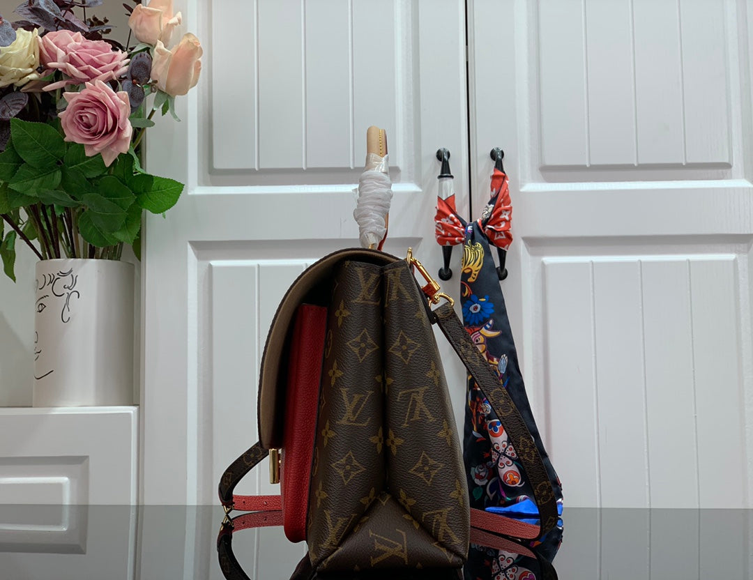 Pronta Entrega – Bolsa Modelo Louis Vuitton Marignan Vermelha Italiana