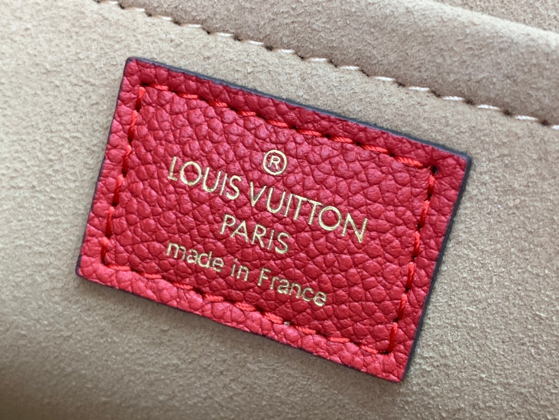 Pronta Entrega – Bolsa Modelo Louis Vuitton Marignan Vermelha Italiana