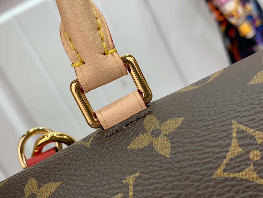 Pronta Entrega – Bolsa Modelo Louis Vuitton Marignan Vermelha Italiana