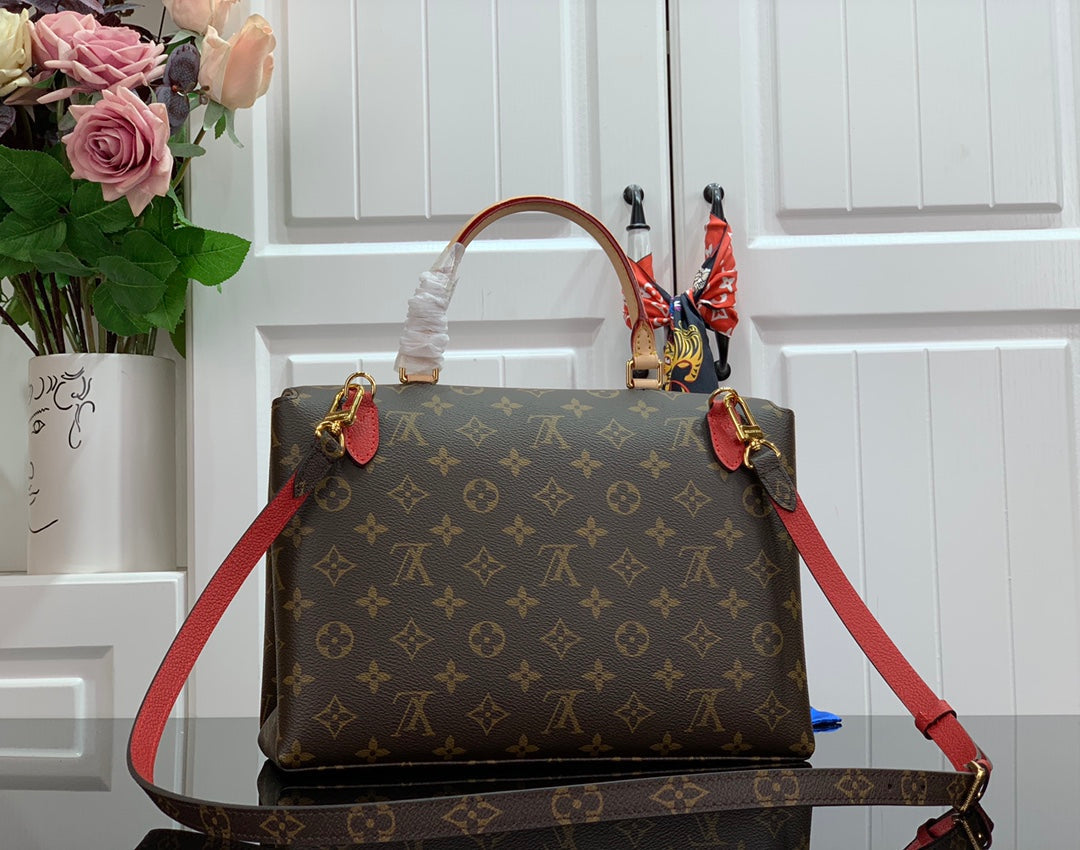 Pronta Entrega – Bolsa Modelo Louis Vuitton Marignan Vermelha Italiana