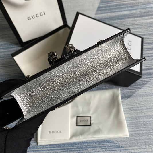 Pronta Entrega – Bolsa Gucci Dionysus Super Mini Metalizada