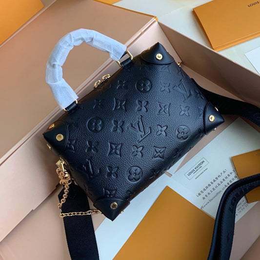 Pronta Entrega – Bolsa Modelo Louis Vuitton Petite Malle Souple Preto