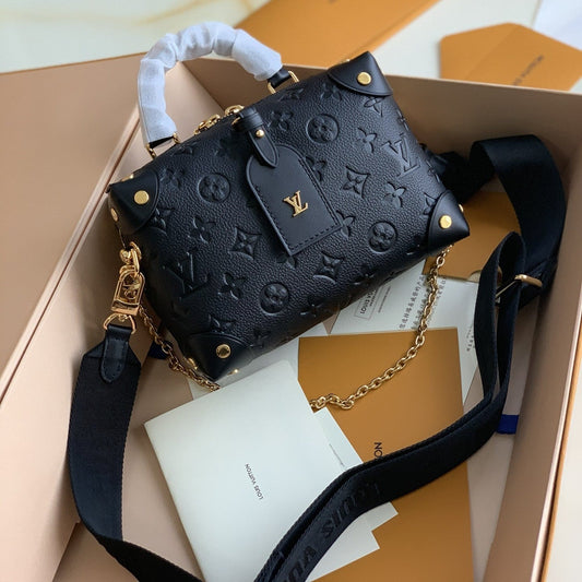 Pronta Entrega – Bolsa Modelo Louis Vuitton Petite Malle Souple Preto
