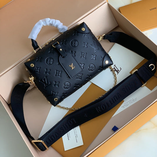 Pronta Entrega – Bolsa Modelo Louis Vuitton Petite Malle Souple Preto