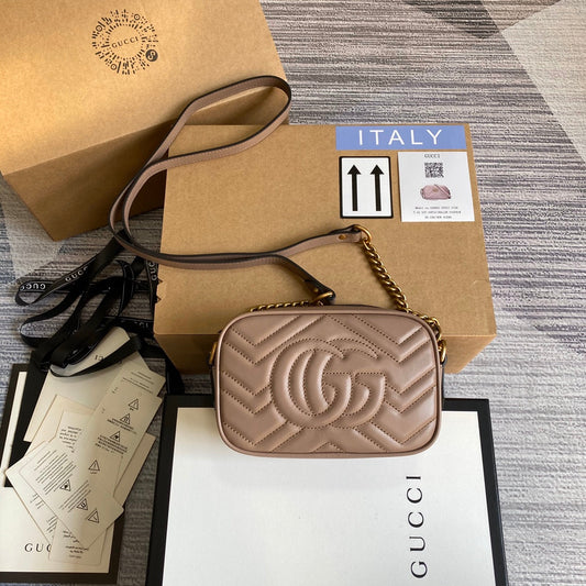 Pronta Entrega – Bolsa Modelo Gucci GG Marmont Matelassê Mini