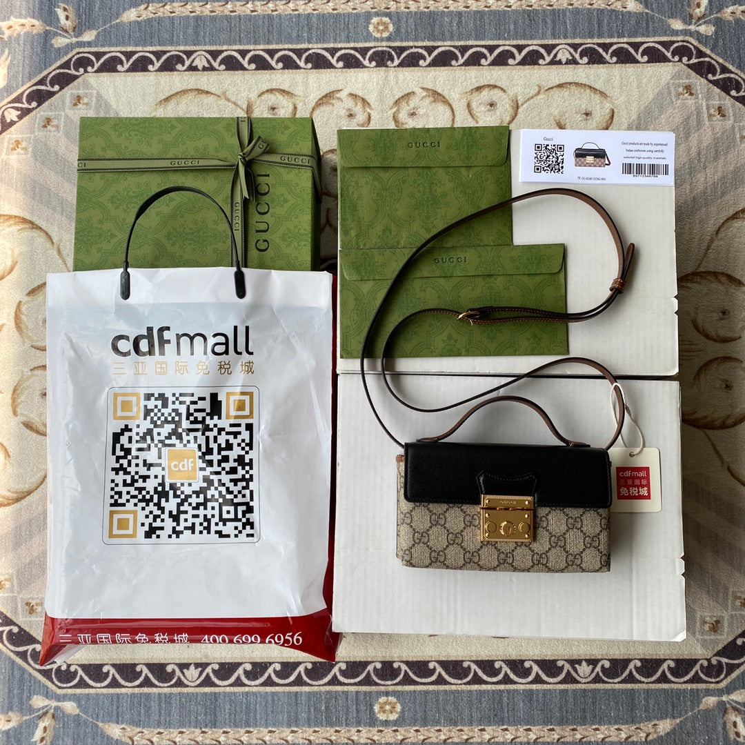 Pronta Entrega – Bolsa Gucci Padlock Jumbo GG Mini