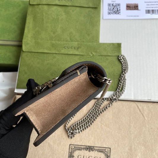 Pronta Entrega – Bolsa Gucci Dionysus Super Mini Estampada