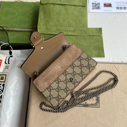 Pronta Entrega – Bolsa Gucci Dionysus Super Mini Estampada
