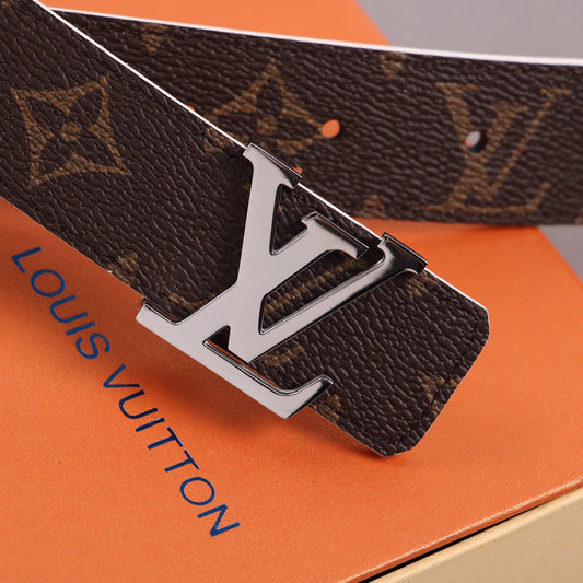 Pronta Entrega – Cinto Modelo Louis Vuitton Reversível LV Initiales 30 mm