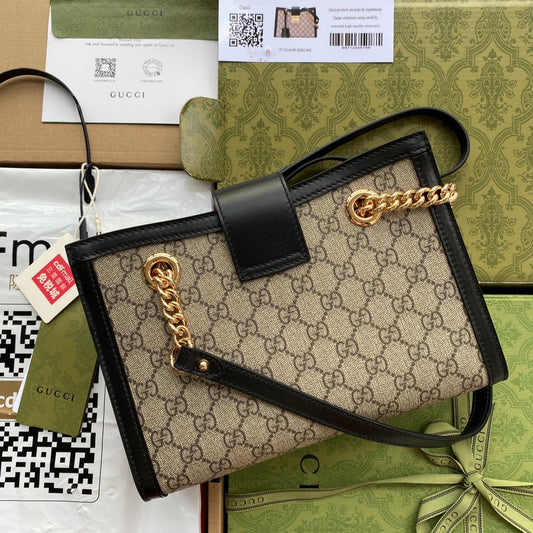 Pronta Entrega – Bolsa Gucci Padlock GG de Ombro Pequena