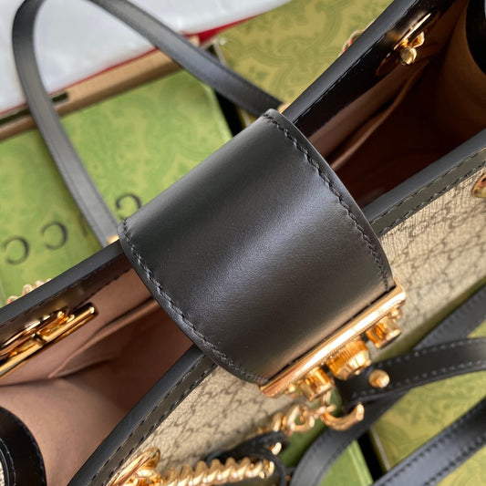 Pronta Entrega – Bolsa Gucci Padlock GG de Ombro Pequena