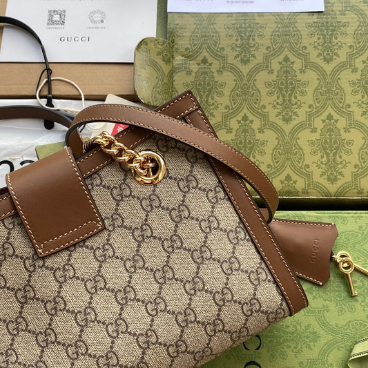 Pronta Entrega – Bolsa Gucci Padlock GG de Ombro Pequena