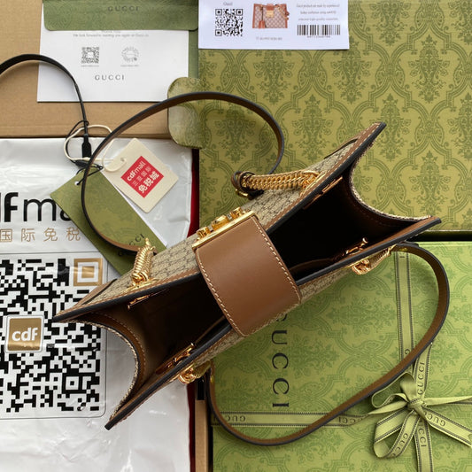 Pronta Entrega – Bolsa Gucci Padlock GG de Ombro Pequena