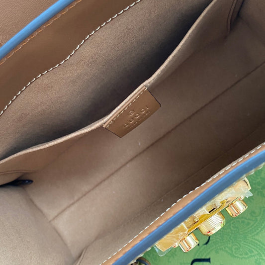 Pronta Entrega – Bolsa Gucci Padlock GG de Ombro Pequena