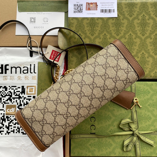 Pronta Entrega – Bolsa Gucci Padlock GG de Ombro Pequena