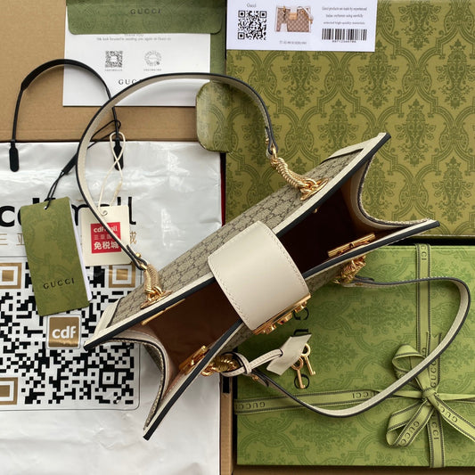 Pronta Entrega – Bolsa Gucci Padlock GG de Ombro Pequena