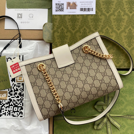 Pronta Entrega – Bolsa Gucci Padlock GG de Ombro Pequena