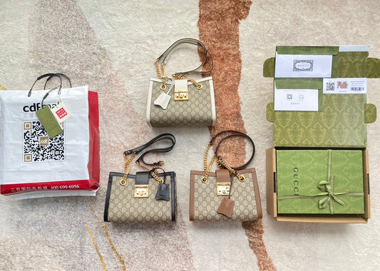 Pronta Entrega – Bolsa Gucci Padlock GG de Ombro Pequena