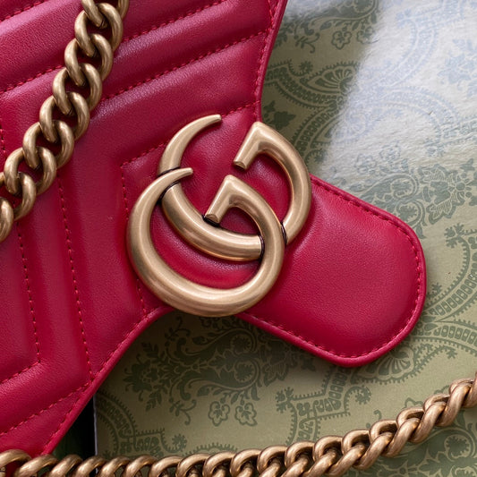 Pronta Entrega – Bolsa Gucci GG Marmont Matelassê Grande