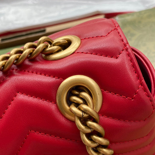 Pronta Entrega – Bolsa Gucci GG Marmont Matelassê Grande