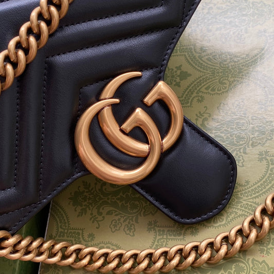 Pronta Entrega – Bolsa Gucci GG Marmont Matelassê Grande