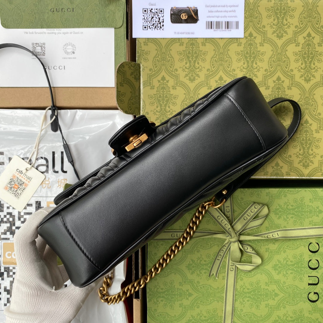 Pronta Entrega – Bolsa Gucci GG Marmont Matelassê Grande
